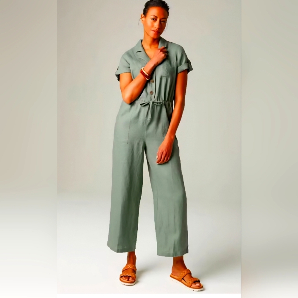 J.jill Green Jumpsuit M